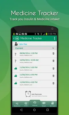 Diabetes Tracker android App screenshot 1