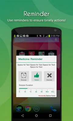 Diabetes Tracker android App screenshot 2