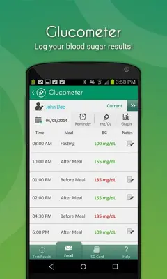 Diabetes Tracker android App screenshot 5